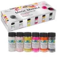 KREUL Magic Marble Effect Verf set van 6 neon kleuren